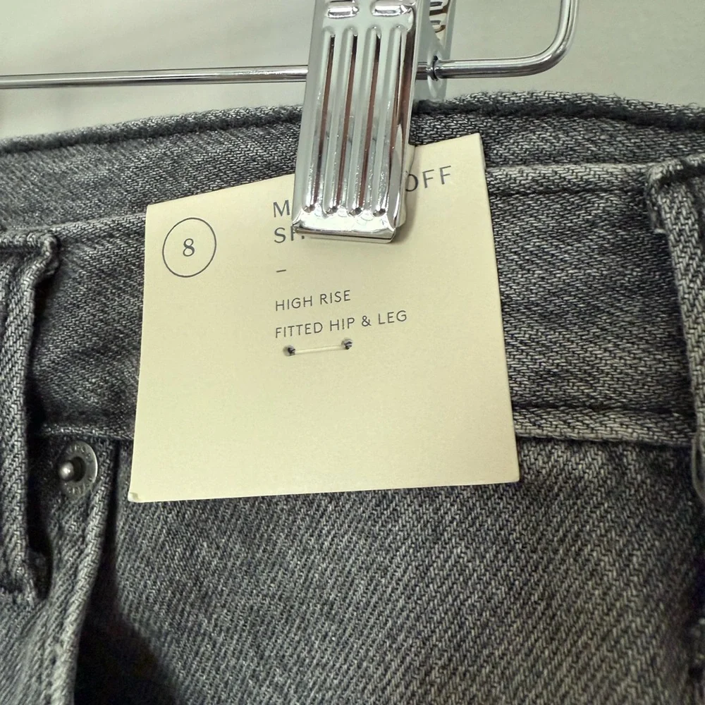 NEW Universal Thread Women's Black Mini Denim Jean‎ Shorts Size 8